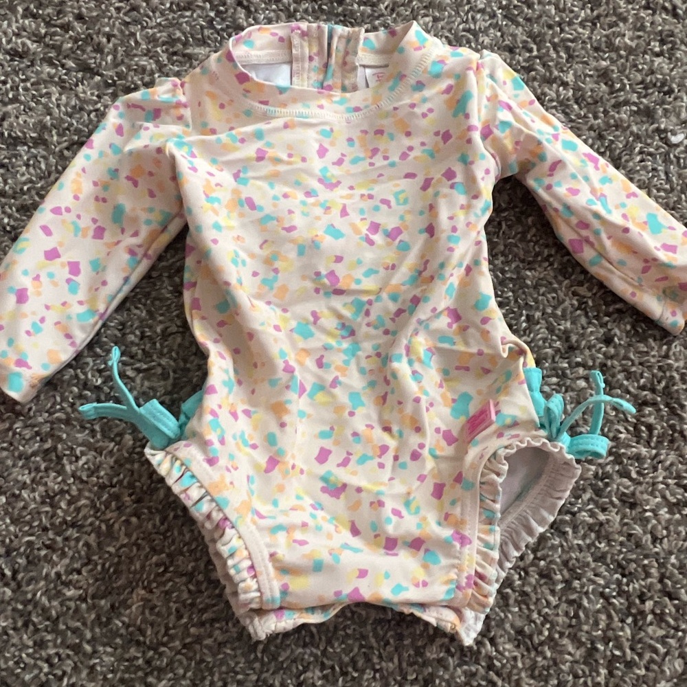 3-6 month baby girl ruffle butts swimsuit